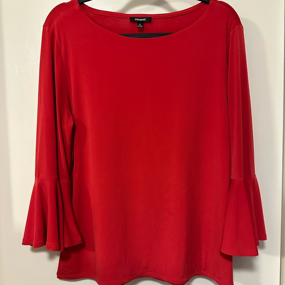 Red top, size XL